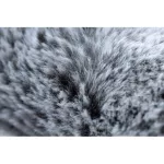 Covor modern lavabil LAPIN shaggy, antiderapant, gri / nuanța fildeșului 160x220 cm