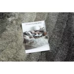 Covor modern FLIM 006-B1 covor shaggy, valuri,gri 80x150 cm