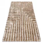 Covor modern FLIM 010-B1 covor shaggy,bej 120x160 cm