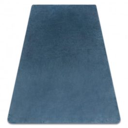   Covor modern lavabil POSH shaggy, gros, antiderapant, albastru 50x80 cm