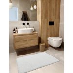 Covor modern lavabil POSH shaggy, gros, antiderapant, nuanța fildeșului  80x150 cm