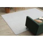 Covor modern lavabil POSH shaggy, gros, antiderapant, nuanța fildeșului  80x150 cm