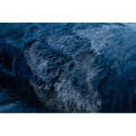Covor modern lavabil POSH shaggy, gros, antiderapant, albastru închis 80x150 cm