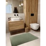 Modern covor lavabil  POSH shaggy, plüss,gros,antiderapant, verde 80x150 cm