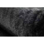 Covor modern lavabil POSH shaggy, gros, antiderapant, negru 120x160 cm