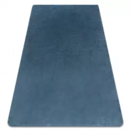   Covor modern lavabil POSH shaggy, gros, antiderapant, albastru 120x160 cm