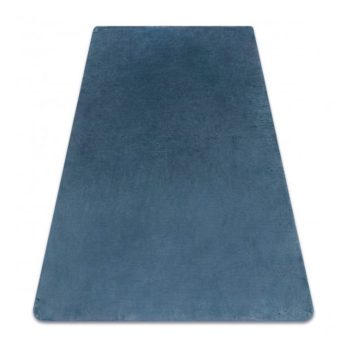 Covor modern lavabil POSH shaggy, gros, antiderapant, albastru 120x160 cm