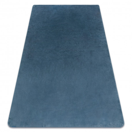 Covor modern lavabil POSH shaggy, gros, antiderapant, albastru 120x160 cm