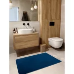 Covor modern lavabil POSH shaggy, gros, antiderapant, albastru închis 160x220 cm