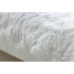 Covor modern lavabil POSH Cerc, shaggy, gros, antiderapant, nuanța fildeșului  80 cm
