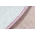 Covor modern lavabil POSH Cerc, shaggy, gros, antiderapant, roșuító roz 80 cm