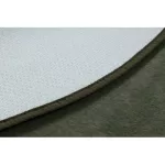 Covor modern lavabil POSH Cerc, shaggy, gros, antiderapant, verde 80 cm