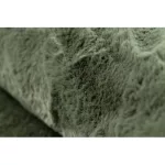 Covor modern lavabil POSH Cerc, shaggy, gros, antiderapant, verde 80 cm
