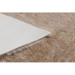  Kab. Covor modern lavabil SHAPE 3148 Star shaggy - pluș bej, antiderapant 80x80 cm