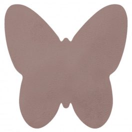    Kab. Covor modern lavabil SHAPE 3150 Butterfly shaggy - pluș roz pal, antiderapant 80x80 cm