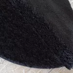  Covor circular Dy. Camel negru covor negru
