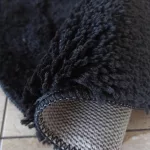  Covor rotund Dy. Camel negru 200 cm