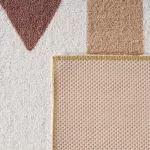 Ay. Coco 1132 crem covor rotund pentru copii 120 x 120 cm