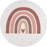 Ay. Coco 1132 crem covor rotund pentru copii 200 x 200 cm