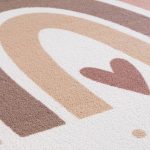 Ay. Coco 1132 crem covor rotund pentru copii 200 x 200 cm