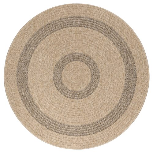  Ay. COMILLA 886 Covor rotund modern negru 80 x 80 cm
