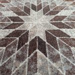  Covor rotund Dy. Panamero 10 bej - 200 cm