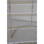  TRD. Perdea gata confecționată Cairo model auriu alb 300x250cm