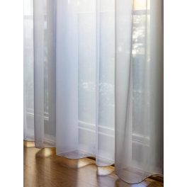  TRD. Perdea gata confecționată Cairo Voial Alb 300x210cm