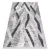 Covor modern REBEC, franjuri 51166B Figuri geometrice, - înălțime fir 2 albastru închis / crem 80x150 cm