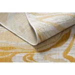 Covor țesut din sisal  SION marmură -  22169 țesut plat, ecru / bej / galben 140x190 cm