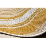 Covor țesut din sisal  SION marmură -  22169 țesut plat, ecru / bej / galben 140x190 cm
