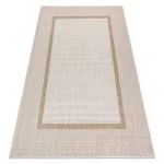 Covor țesut din sisal  SION 21782 țesut plat, ecru / bej 140x190 cm