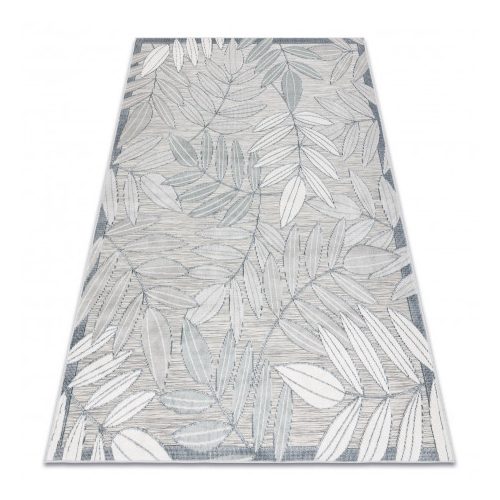 Covor BOTANIC 65241 Frunze, țesut plat- gri 157x220 cm