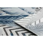 Covor BOTANIC 65242 Perie, cik-cak, țesut plat- gri 78x150 cm