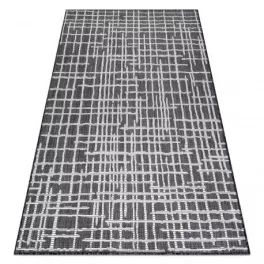   Covor țesut din sisal  SION, 22144 țesut plat, negru / ecru 180x270 cm