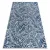 Țesut Sizal covor SION frunze 22151 țesut plat ecru / albastru închis 80x150 cm