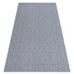 Covor țesut din sisal  CASA ECO boho  Diamant 22084 albastru închis / galben, covor reciclat 114x170 cm