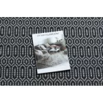 Covor țesut din sisal  CASA ECO boho 22075 negru / gri, covor reciclat 133x190 cm