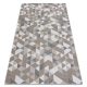 Covor țesut din sisal  CASA ECO boho  Triunghi, 2816 galben / taupe, covor reciclat 75x150 cm