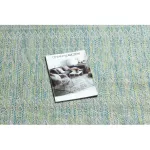 Covor țesut din sisal  SION Diamant 22184 țesut plat, verde / albastru / ecru 80x150 cm