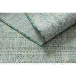 Covor țesut din sisal  SION Diamant 22184 țesut plat, verde / albastru / ecru 80x150 cm