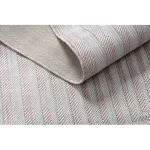 Covor țesut din sisal  SION 22376 țesut plat, roz / ecru 140x190 cm