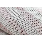 Covor țesut din sisal  SION 22376 țesut plat, roz / ecru 140x190 cm