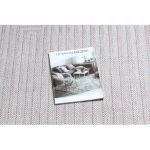 Covor țesut din sisal  SION 22376 țesut plat, roz / ecru 80x150 cm