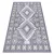 Covor țesut din sisal  SION  3007 țesut plat, albastru / roz / ecru 140x190 cm