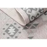 Covor țesut din sisal  SION  3007 țesut plat, roz / ecru 160x220 cm