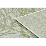 Covor țesut din sisal  SION Frunze, 22128 țesut plat, ecru / verde 140x190 cm