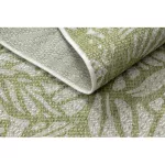 Covor țesut din sisal  SION Frunze, 22128 țesut plat, ecru / verde 180x270 cm