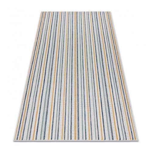 Covor țesut din sisal  COOPER 22237 ecru / albastru închis 160x220 cm