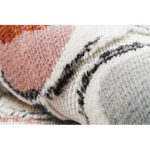 Covor BOTANIC 65239 Flori, țesut plat- ecru 117x170 cm